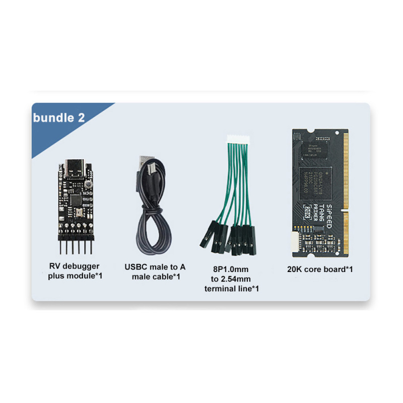 Sipeed Tang Primer GOWIN GW2A FPGA GoAI 20K Core Board / Lite ext-board / Dock ext-board 1Gbit DDR3 MIC Array Connector