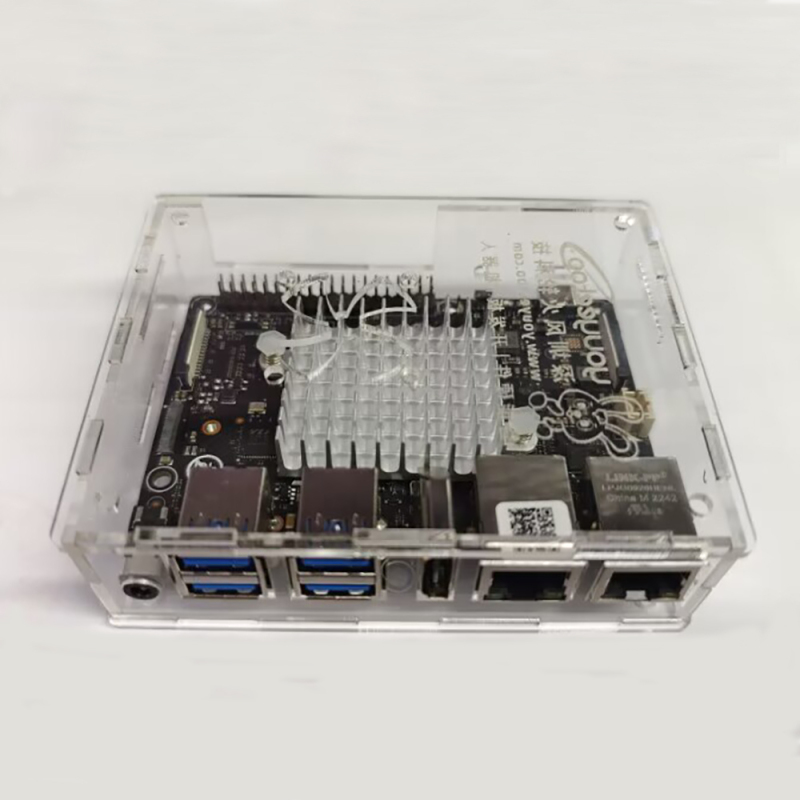 Acrylic Case for Visionfive 2, Visionfive V2 Case with heatsink/fan set