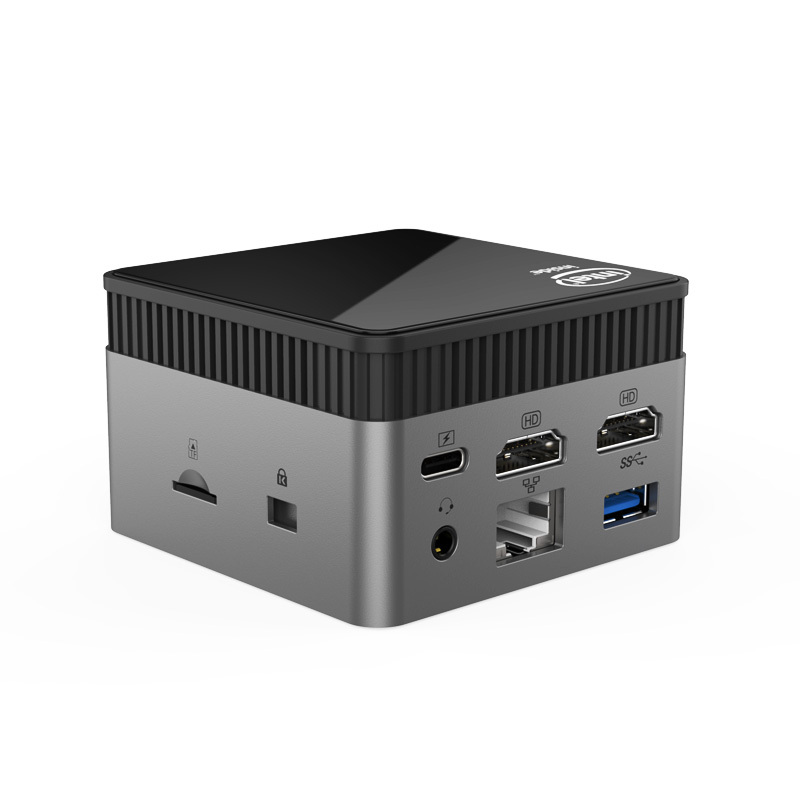 Mini PC Intel 11th Gen N5105, 10nm 8GB RAM 256GB SSD M.2 2242 Mini Desktop Computer, Micro Computer with Dual HDMI 4K, Dual DDR4, Dual WiFi, Giga, BT4.2& Cooling Fans