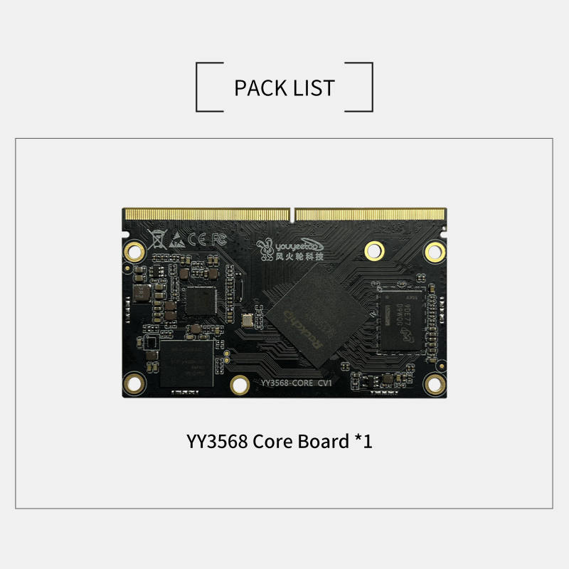 youyeetoo YY3568 ARM Development Board, Based on Rockchip RK3568 Quad Core A55 for AIOT