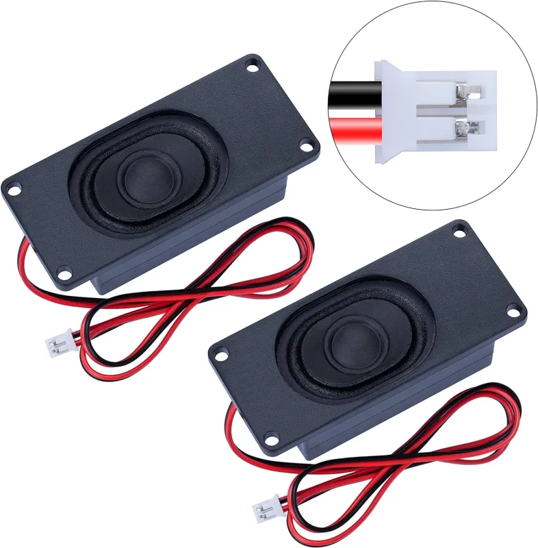 Speaker 2 Watt 4 Ohm JST-PH2.0 Interface, Compatible with Arduino Motherboard