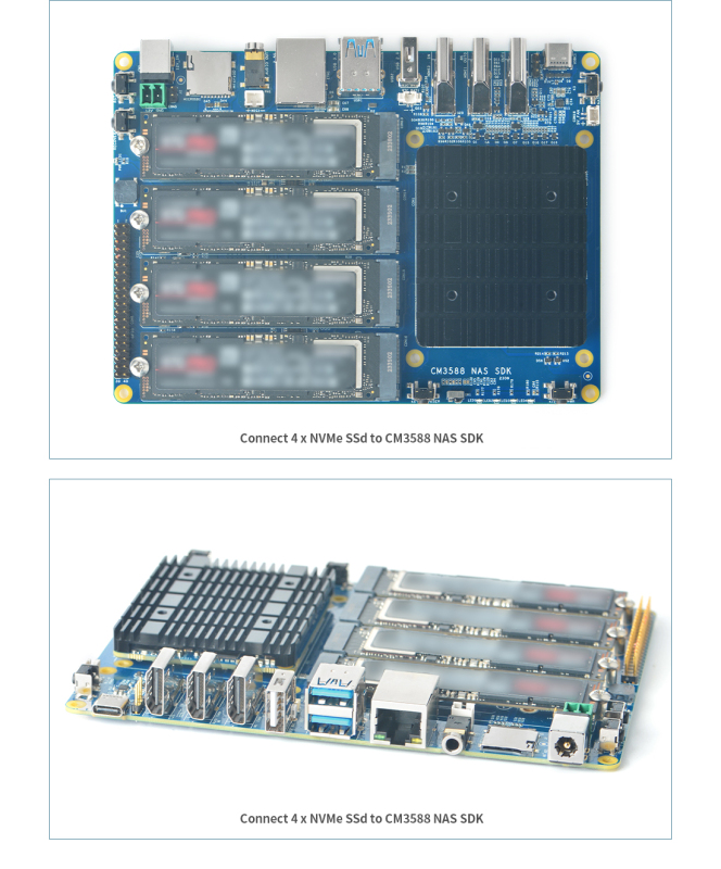 FriendlyElec CM3588 Nas Kit - Rockchip RK3588 Computing Module - NAS / Server / Android TV