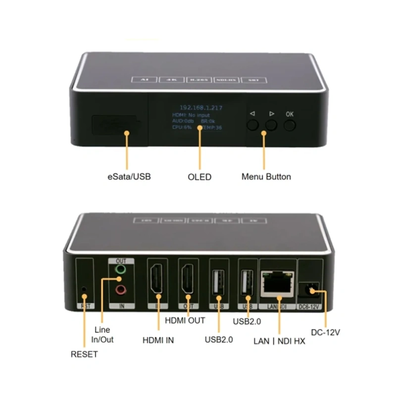 LinkPi ENC1-V3 NDI Encoder - ENC1 V2 upgraded version, RTSP/RTMP/HTTP/HLS