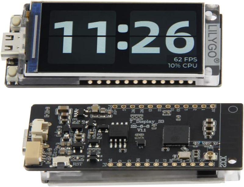 LILYGO T-Display-S3 ESP32-S3 1.9 inch ST7789 LCD Display TTGO Development Board