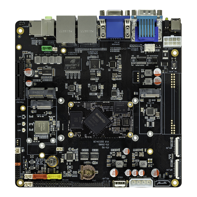 youyeetoo ITX-3568JQ ITX Industrial Mainboard -  NPU 1.0Tops 8M ISP Support Android,Ubuntu ,RTLinux RockChip RK3568J