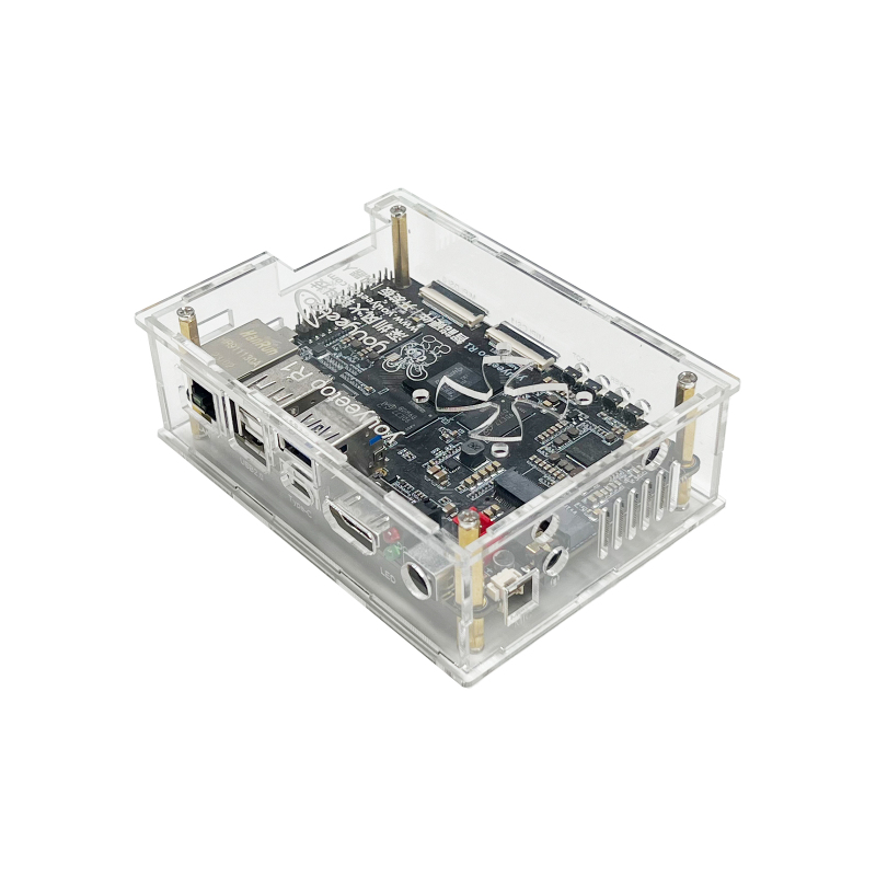 Acrylic case for youyeetoo R1 - rk3588s 100 x 69.3mm Single Board Computer