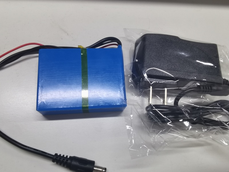 12V Lithium Battery Pack with Connector - Portable Battery