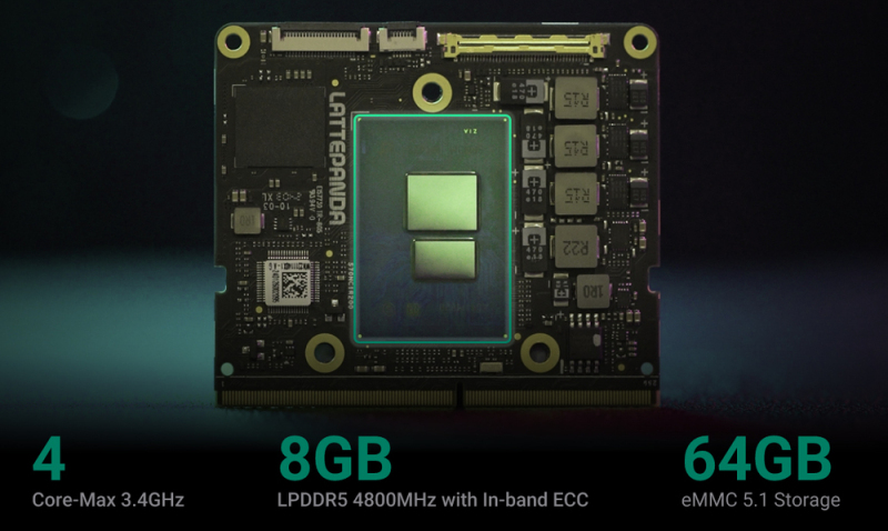 LattePande MU - A micro x86 compute module fits unique solutions.