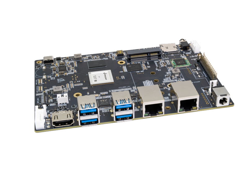 Banana Pi BPI-F3 - Industrial grade RISC-V SBC, 2.0 TOPs,  8GB RAM 16GB eMMC,  2xGbE Ethernet prot - Armbian Bianbu