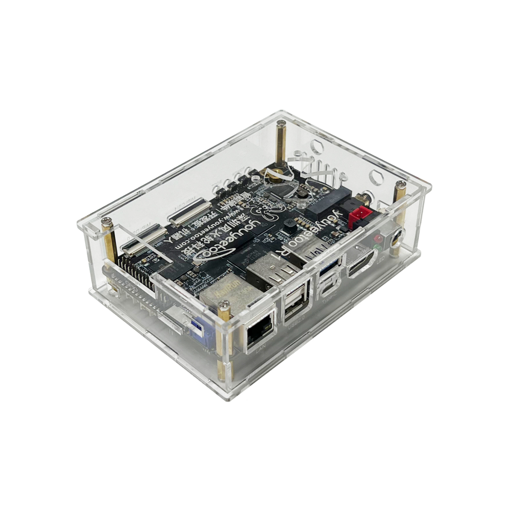Acrylic case for youyeetoo R1 - rk3588s 100 x 69.3mm Single Board Computer