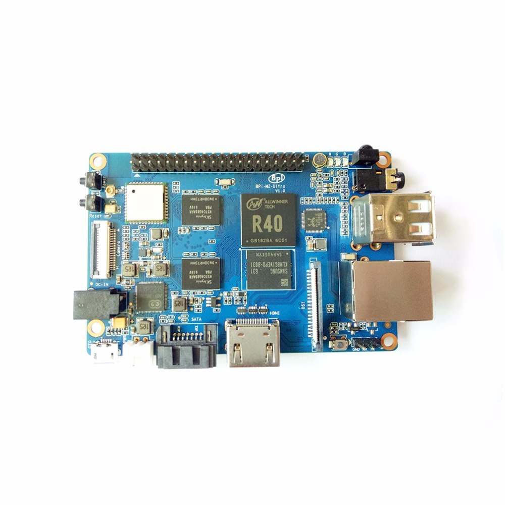 BPI M2 Ultra R40 Quad-Core 2GB DDR3 RAM with SATA WiFi Bluetooth 8GB eMMC