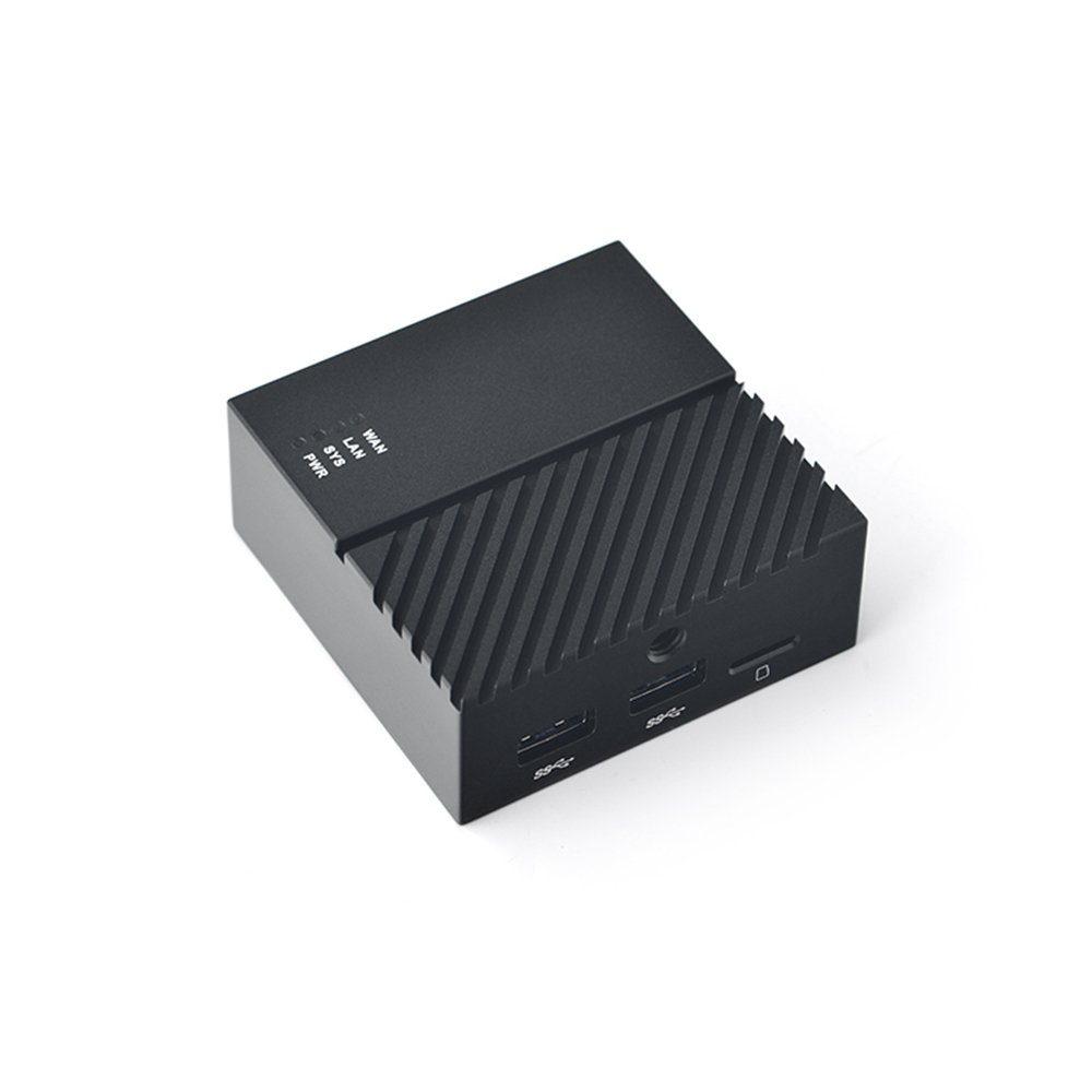 NanoPi R4S Mini Portable Travel Router - OpenWRT Mainline, Dual-Gbps Ethernet Ports 4GB LPDDR4