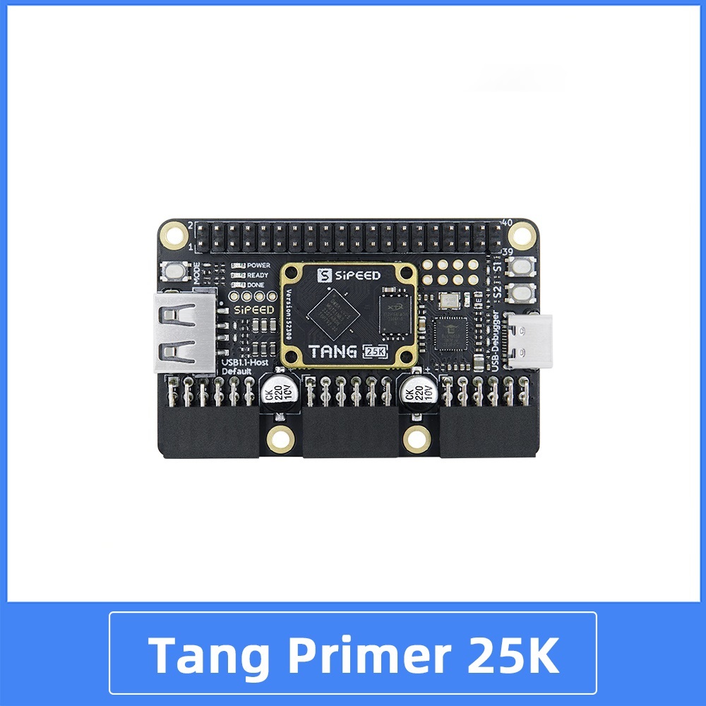 Sipeed Tang Primer 25K - 23040 Logic Cells for FPGA, FPGA Board - For Retro gaming, DVP camera management, and LED matrix control.