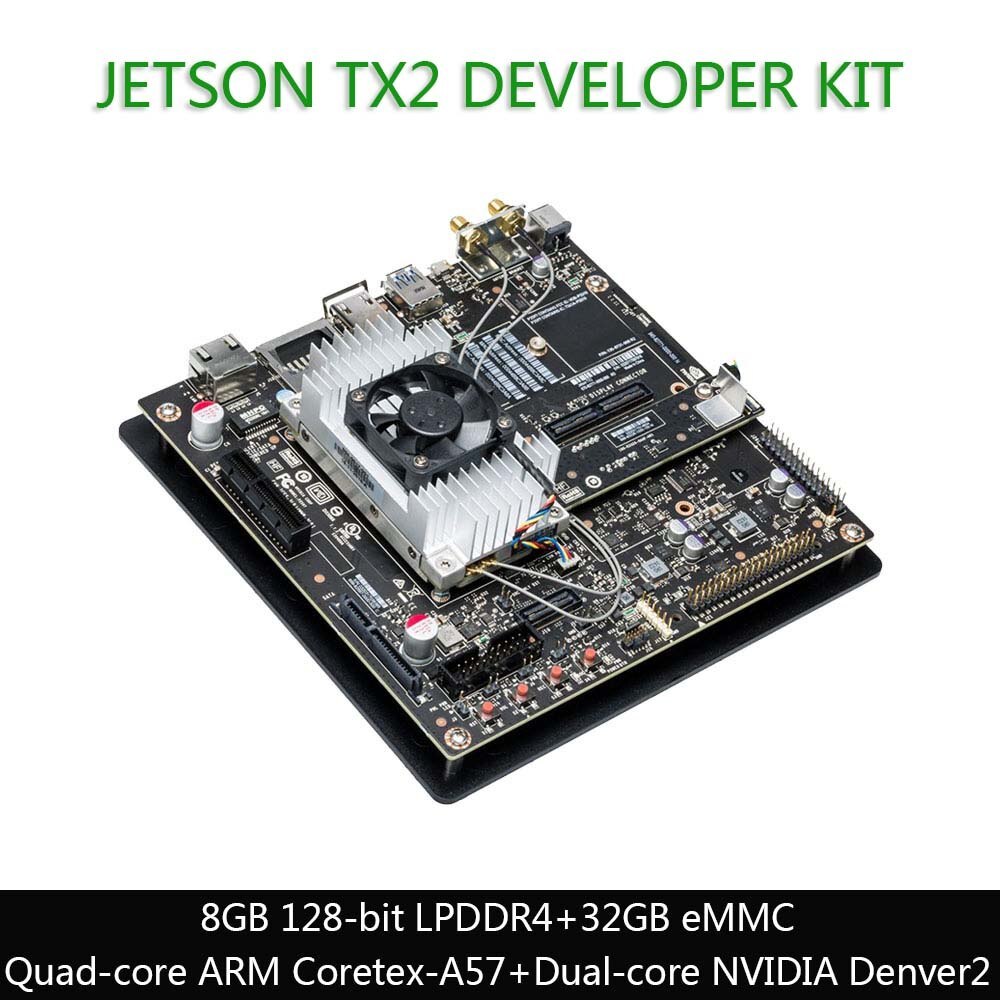 NVIDIA Jetson TX2 Development Kit, 8 GB 128 bit LPDDR4  32 GB eMMC, the AI Solution for Autonomous Machines