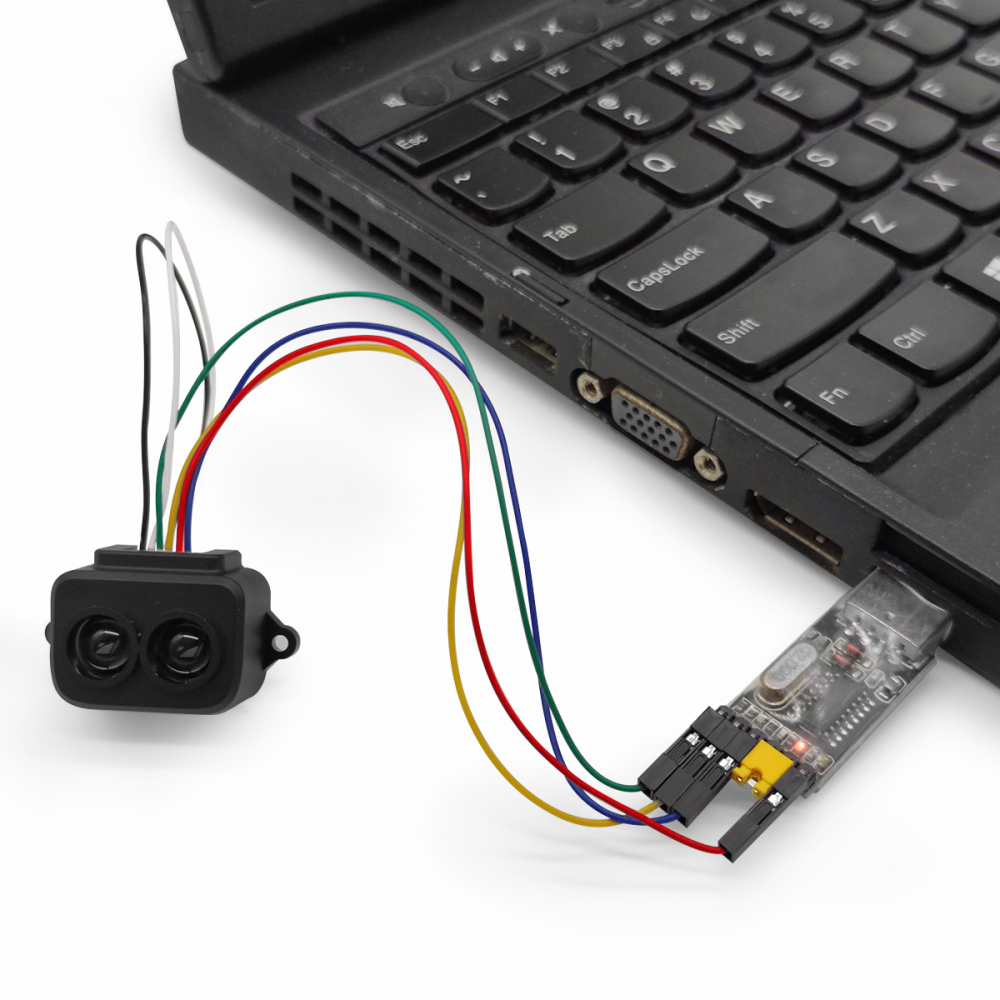 Benewake TF-Luna - 0.2~8 Meter, 5g,70Klux, 5V UART IIC Interface - Arduino Raspberry Pixwk4 - Lidar Sensor