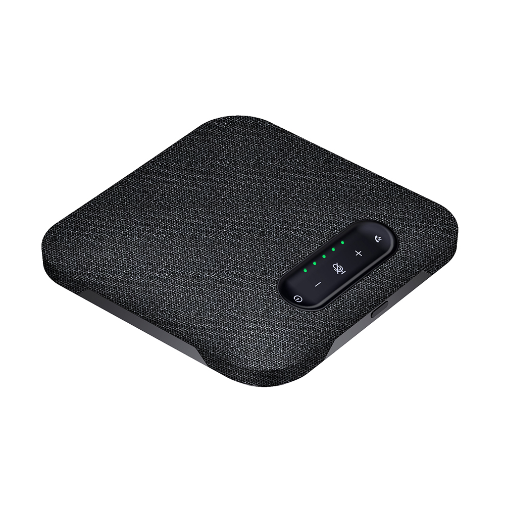 POD5 USB & Bluetooth Speakerphone with Extension Mics Dynamic Background Noise Reduction Hi-Fi audio Range Up to 8 Meters