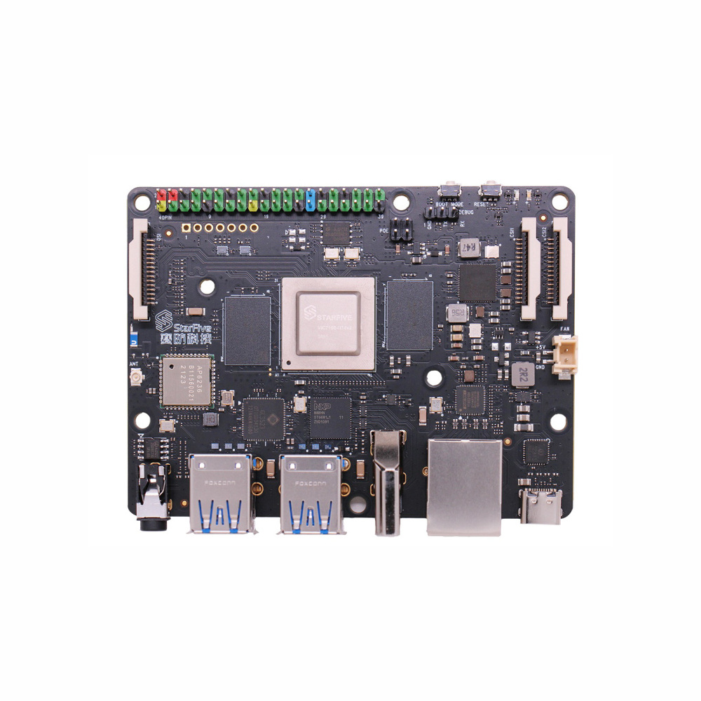 StarFive VisionFive 8GB Single-board Computer with RISC-V support Fedora Linux AI Deep learning