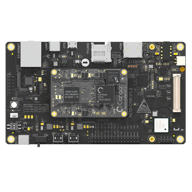 Youyeetoo Kendryte K510 CRB-KIT 64-bit RISC-V dual-core@800MHz 2.5 TOPS INT8 TOF 3D AI Deep Learning Support three Camera Inputs