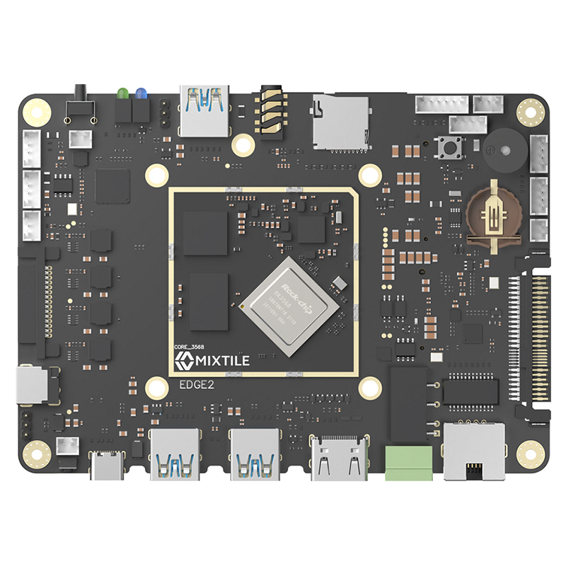 youyeetoo Mixtile Edge 2 Kit Rockchip RK3568 IoT SBC 4GB LPDDR4 DRAM 32GB 0.8 Tops NPU Support Android11 Linux Edge Computing