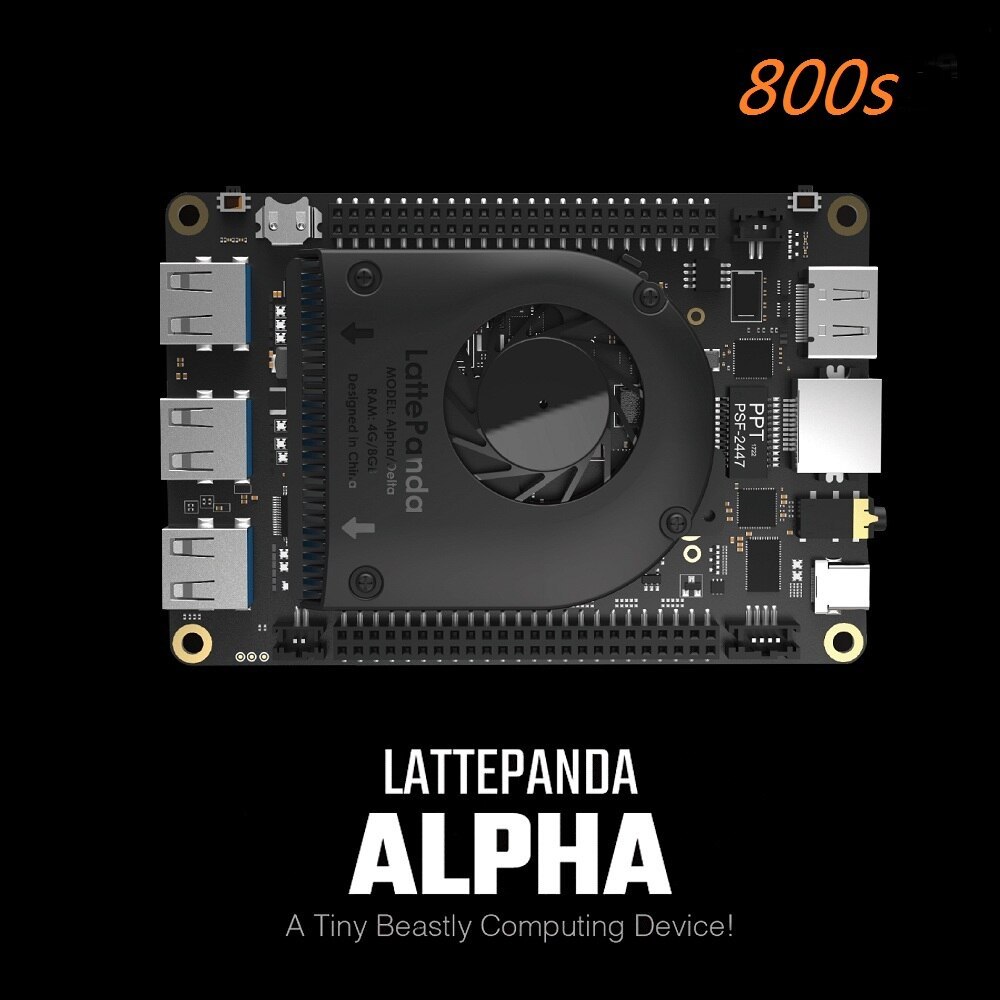 LattePanda Alpha 800s&Alpha 864s-Intel 8100Y CPU Win10 Development Board 8GB / 64GB latte-panda delta