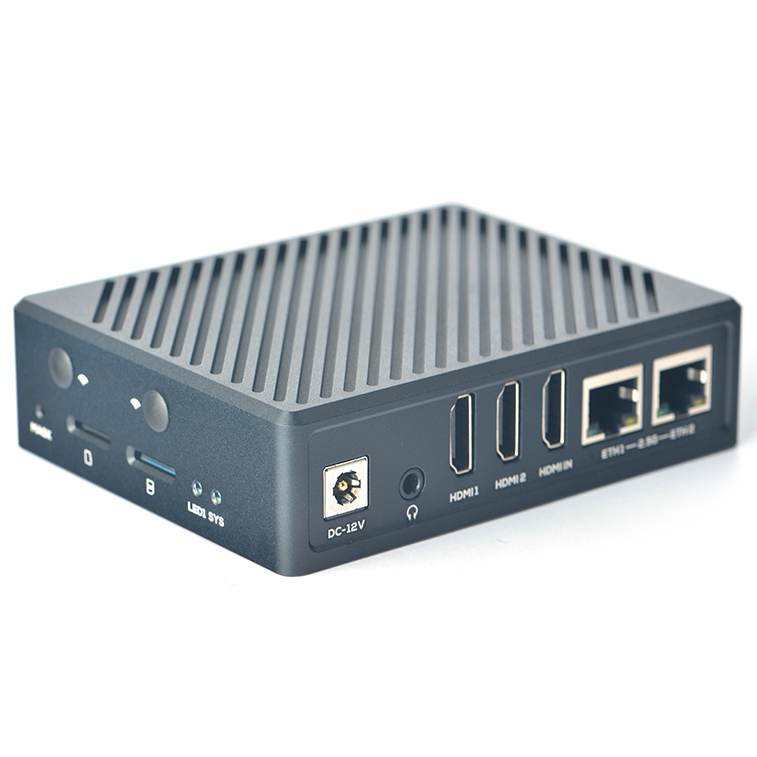 NanoPC-T6 with Metal Case, Powered by RK3588 - 8K@60fps Dual 2.5G Ethernet, HDMI In/Out