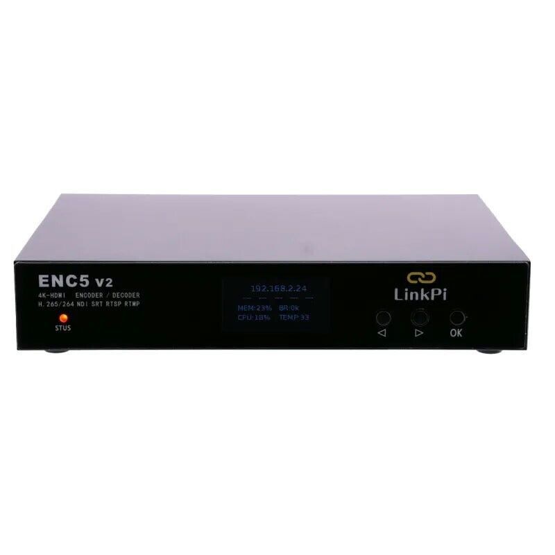 ENC5v2 5CH 4K HDMI Encoder Video Decoder SRT NDI RTMP HD Live Streaming