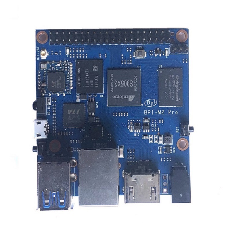 Banana Pi BPI M2 Pro Amlogic S905X3 quad-core Cortex-A55 (2.0 XXGHz) 2GB + 16GB Mali-G31 MP2 GPU Supports Android and Linux