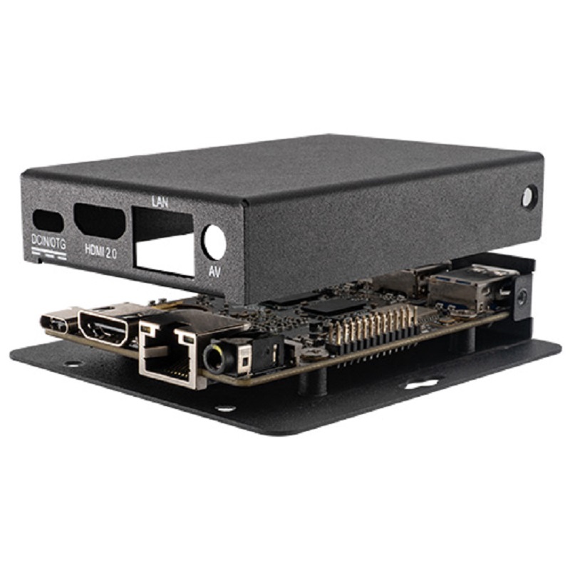 youyeetoo EC-R3566PC Quad-Core 64-Bit Embedded Computer RockChip RK3566 1Tops@INT8 RKNN NPU Supports Android 11.0, Ubuntu 18.04