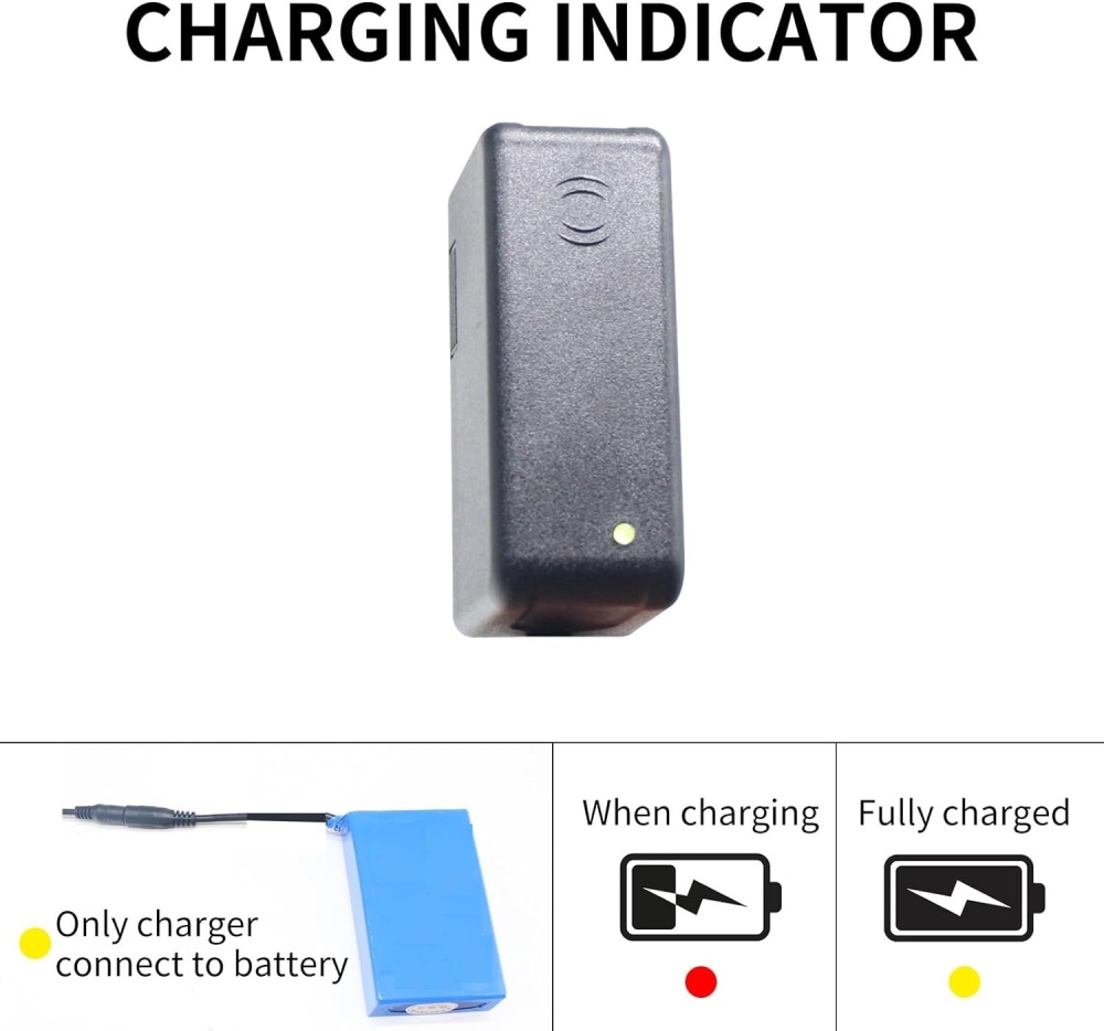 12V Lithium Battery Pack with Connector - Portable Battery