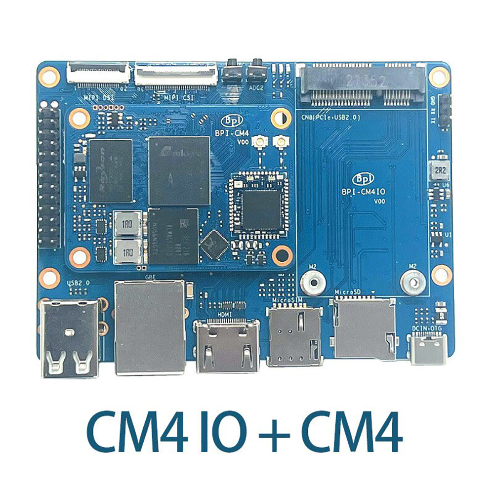 Banana Pi BPI-CM4 Amlogic A311D Quad Core ARM Cortex-A73 4G LPDDR4 16G eMMC Minipcie 26PIN Support HDMI Output Run Android Linux