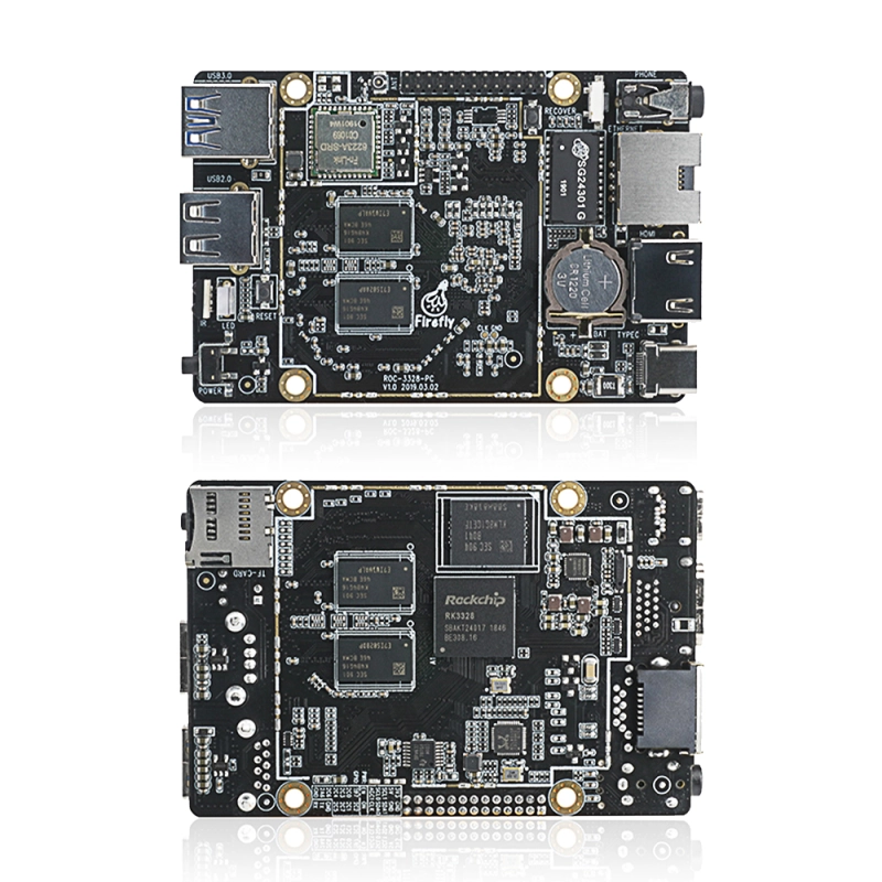 youyeetoo ROC-RK3328-PC Single Board Computer - 2GB DDR3 RAM & 8GB eMMC