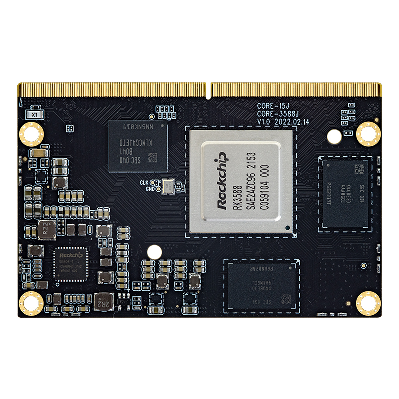 youyeetoo Core-3588J 8K AI Core Board RockChip RK3588 8-core 64-bit 8nm Cortex-A76 NPU 6Tops SBC Supports Android 12.0 Linux