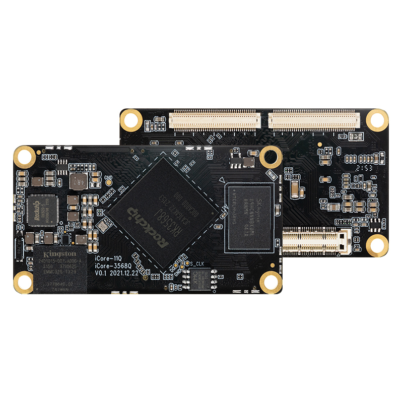 youyeetoo iCore-3568JQ Quad-Core Industrial Core Board RockChip RK3568J RKNN NPU 0.8Tops Supports Android 11.0,Ubuntu 18.04