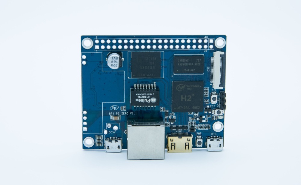BPI-P2 Zero Development Board Quad-core open source Support for IoT PoE network linux & android Single-Board Computer