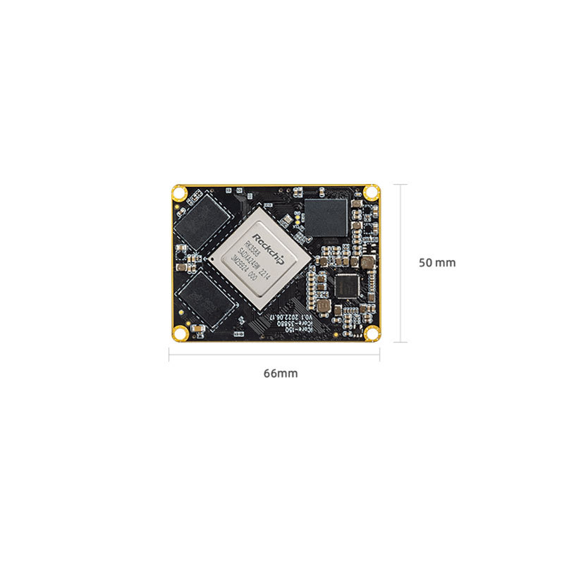 Youyeetoo iCore-3588Q 8K AI Core board RockChip RK3588 SOC 8nm A76 NPU 6 Tops computing power Firm and tight BTB port
