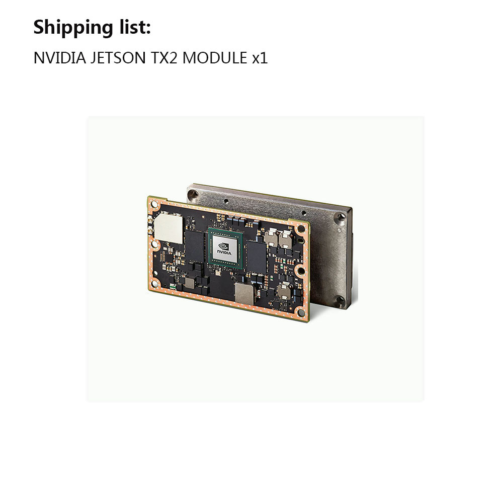 NVIDIA Jetson TX2 Development Kit, 8 GB 128 bit LPDDR4  32 GB eMMC, the AI Solution for Autonomous Machines
