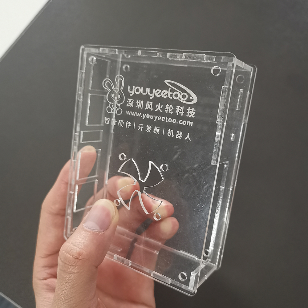 Acrylic Case for Visionfive 2, Visionfive V2 Case with heatsink/fan set