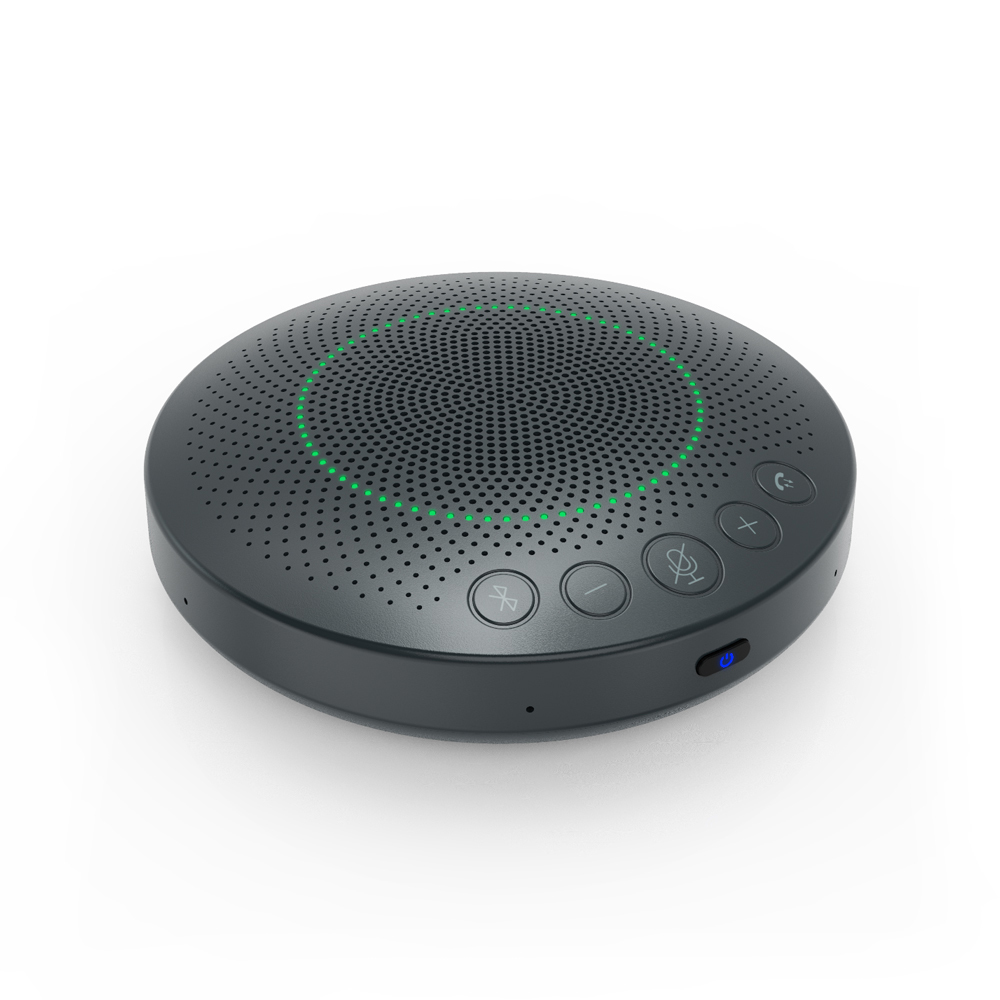 POD3 Bluetooth Speakerphone Conference Microphone Omnidirectional Computer Mic Pickup Touch-Sensor Button Support Voice Location