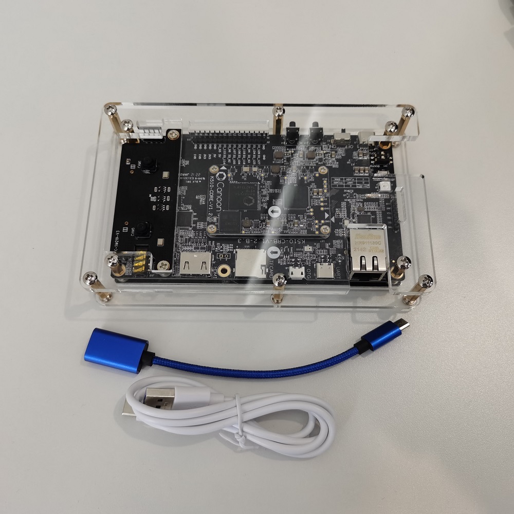 Youyeetoo Kendryte K510 CRB-KIT 64-bit RISC-V dual-core@800MHz 2.5 TOPS INT8 TOF 3D AI Deep Learning Support three Camera Inputs