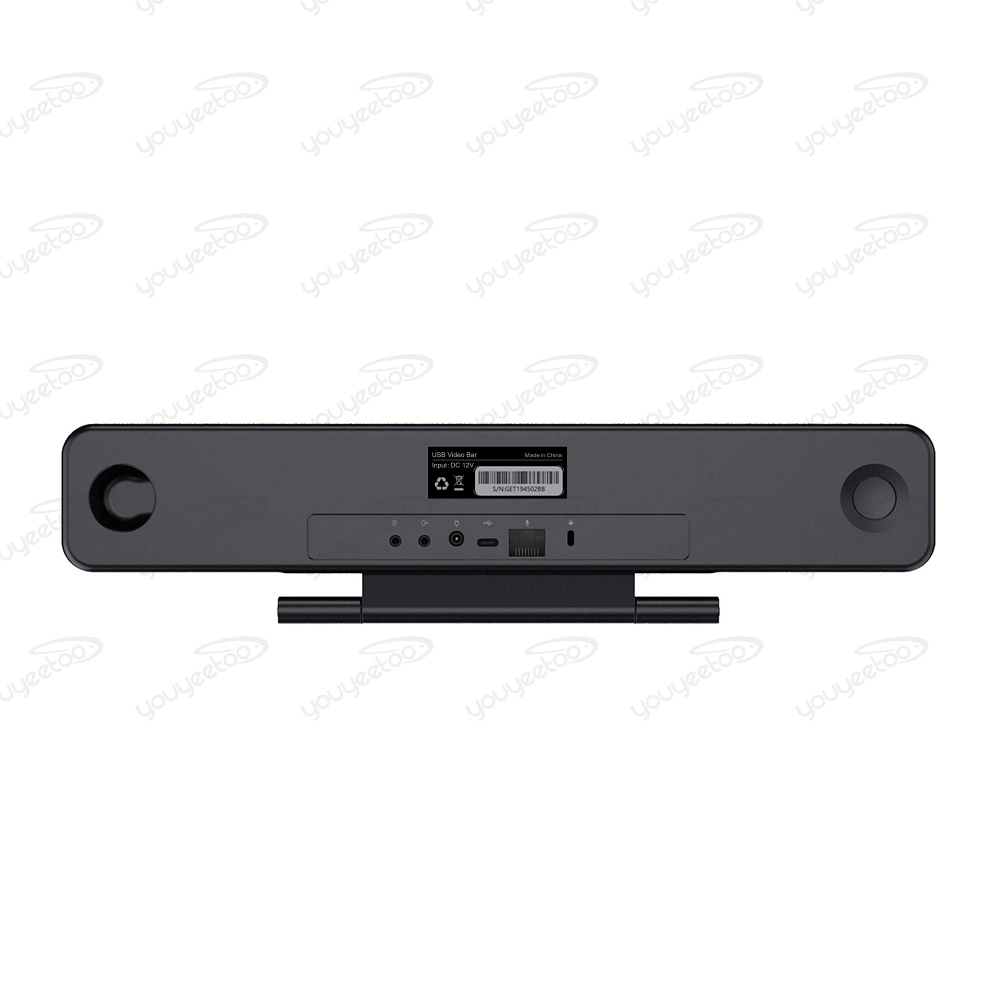 youyeetoo TB5 webcam 4k Ai Video Bar DSP Processor 116° Wide-view angle 5 Meters Pickup Range 1080P ePTZ Camera for Video Conference