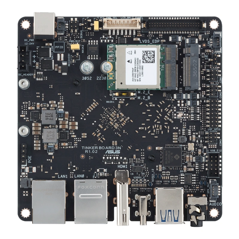 Tinker Board 3N - NUC Size Rockchip RK3568 Single board computer