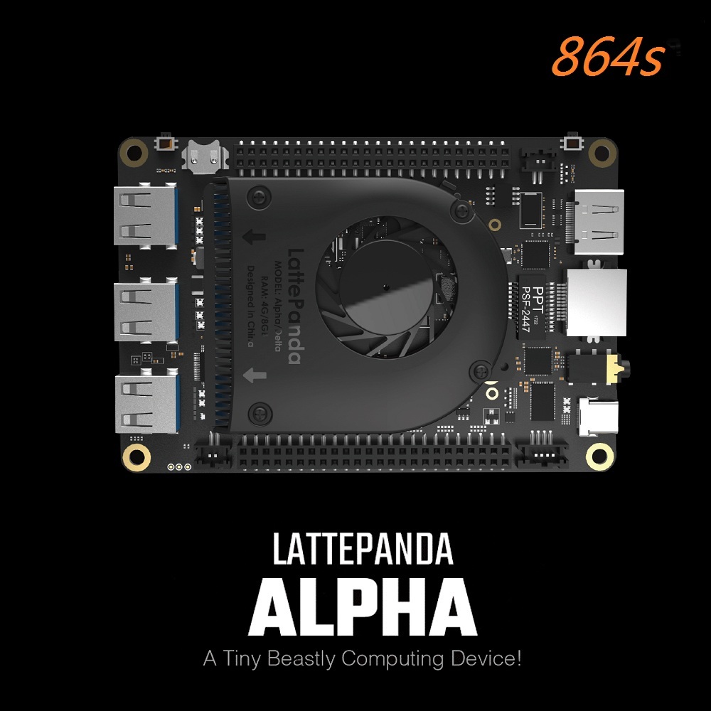 LattePanda Alpha 800s&Alpha 864s-Intel 8100Y CPU Win10 Development Board 8GB / 64GB latte-panda delta