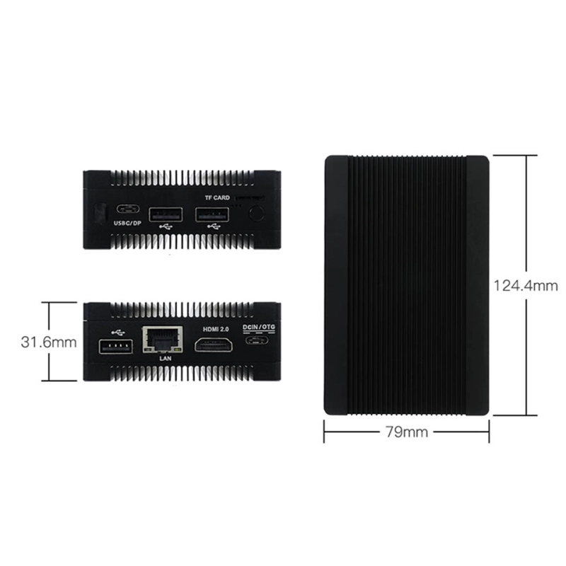 Firefly ROC-RK3399-PC Six-Core 64-Bit High-Performance 4GB LPDDR4 Dual-Channel 64-bit RAM Single Board Computer