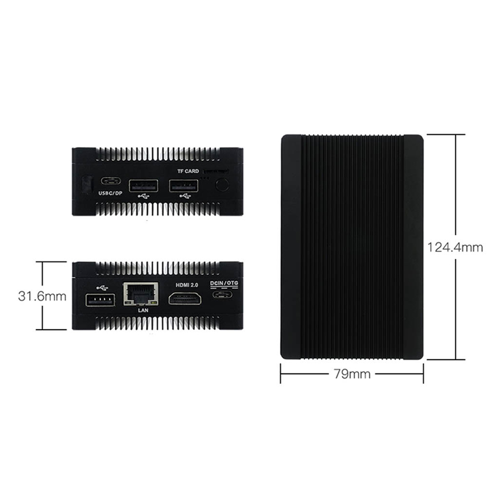 Firefly ROC-RK3399-PC Six-Core 64-Bit High-Performance 4GB LPDDR4 Dual-Channel 64-bit RAM Single Board Computer