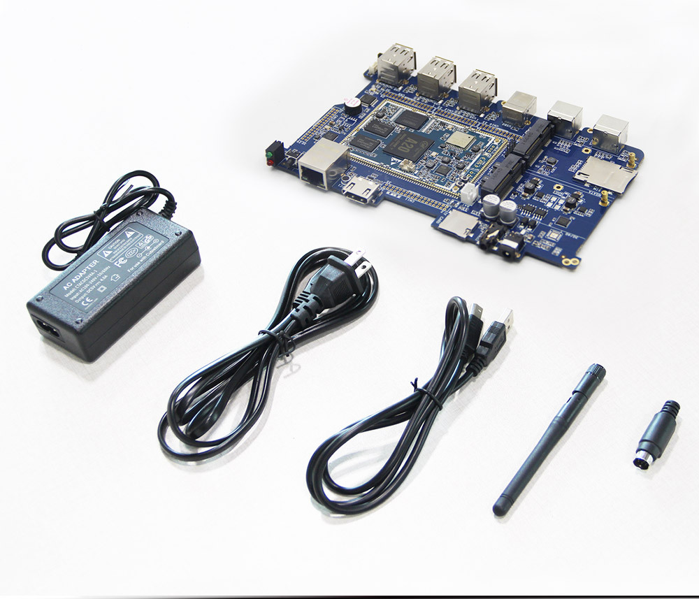 CubieAIO A20 Board open source All In One Mini embedded computer Android Linux UART x4 USB x6 Allwinner A20, ARM DEMO BOARD
