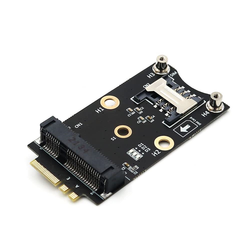 [youyeetoo X1 4G adapter ]Mini PCI-E to M.2(NGFF) Key A/E Adapter with SIM Card Slot