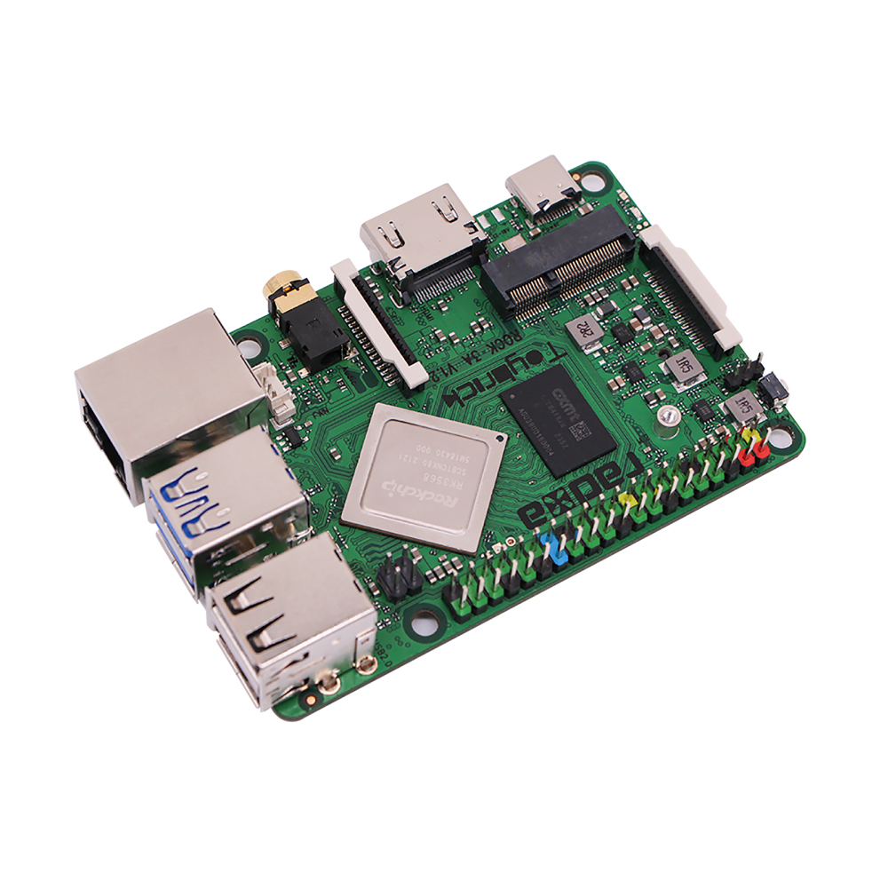 ROCK PI 3A Rockchip RK3568 ARM Cortex Six Core SBC/Single Board Computer Compatible with Official Raspberry Pi Display