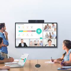 youyeetoo TB5 webcam 4k Ai Video Bar DSP Processor 116° Wide-view angle 5 Meters Pickup Range 1080P ePTZ Camera for Video Conference