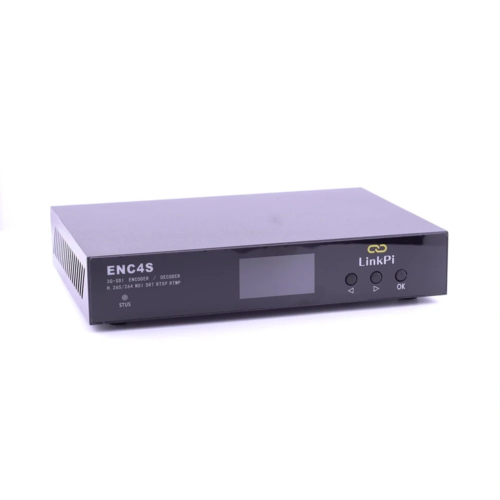 LinkPi ENC4S NDI Encoder - 4x SDI Encoder, 4K Decoder SRT, NDI, RTMP Live Streaming