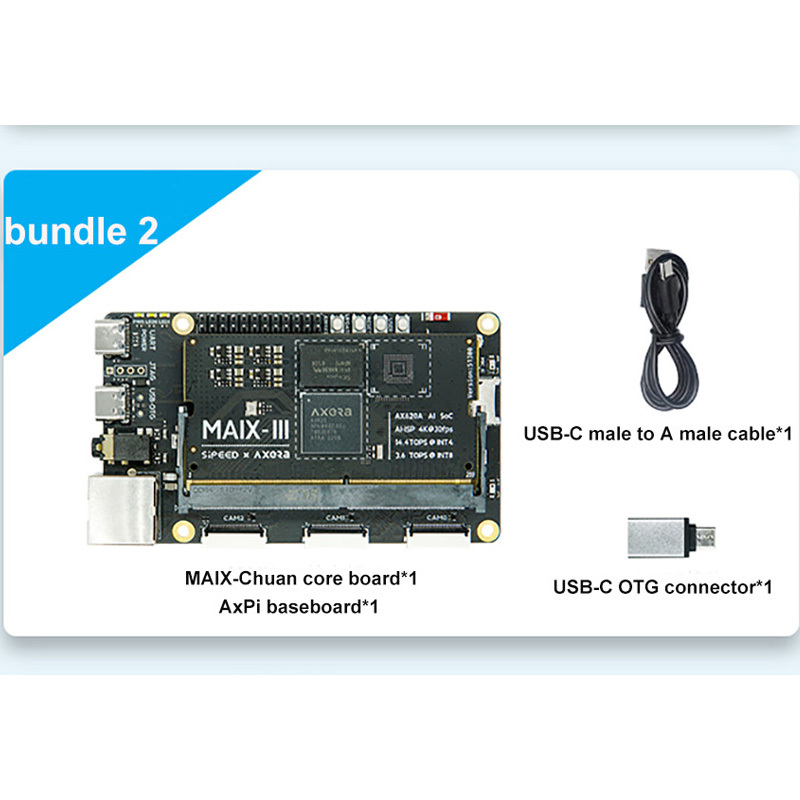 Sipeed M3AXPI artificial intelligence vision AXERA AX620A 14.4 Tops NPU AI ISP low light night vision Linux development 2G RAM